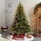 8ft. Pre-Lit Colorado Mountain Fir Natural Look Artificial Christmas Tree, White LED Lights